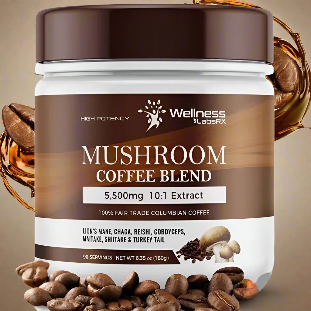 Mushroom Coffee, Organic Mushrooms Instant Coffee