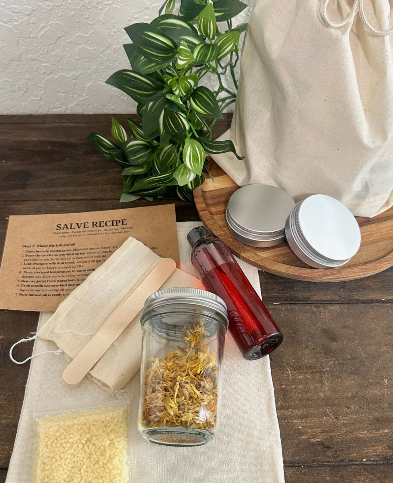 DIY Arnica Salve Kit
