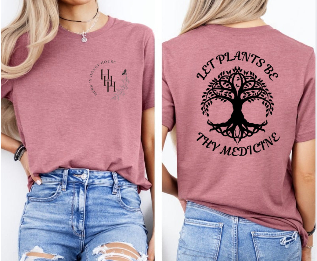 Bella Canva T-Shirt - Let Plants Be Thy Medicine