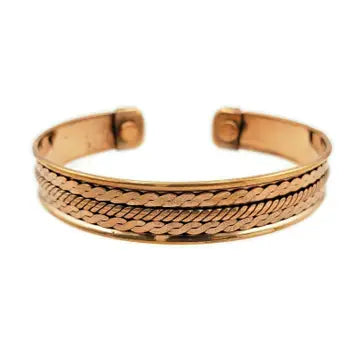 Magnetic Copper Bracelet Cuff Brade