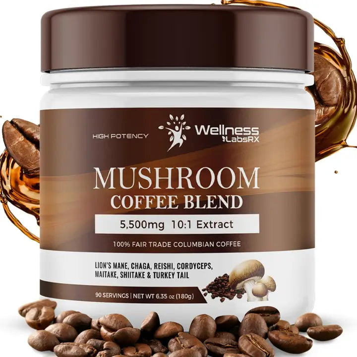 Mushroom Coffee, Organic Mushrooms Instant Coffee