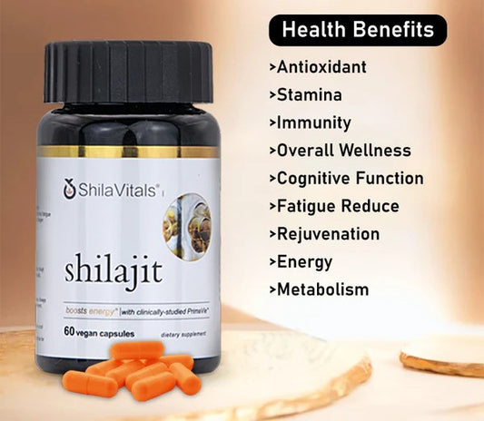 Shilajit Capsules Support For Men and Women - 60 Count