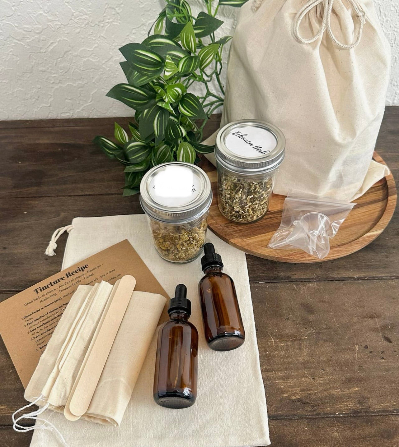 DIY Elderberry & Echinacea Root Tincture Kit
