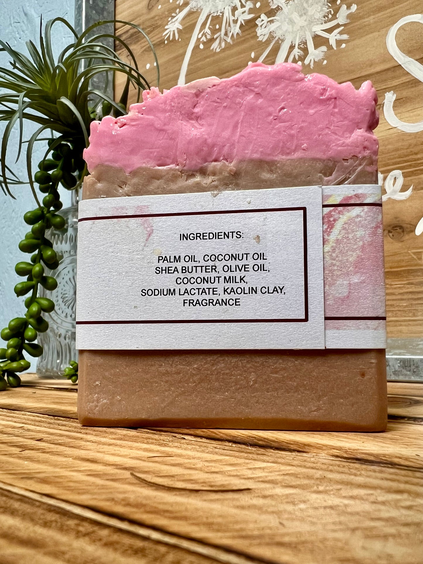 Pink Jasmine & Vanilla Luxury Bath Bar