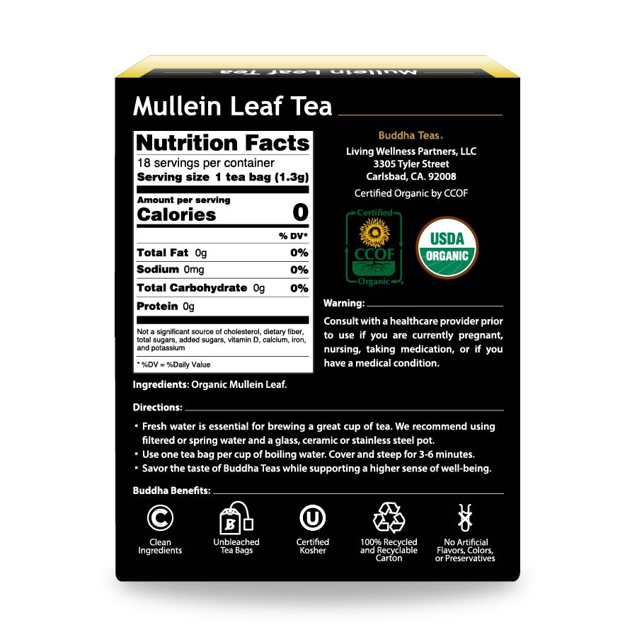 Mullein Leaf Tea Buddha Teas